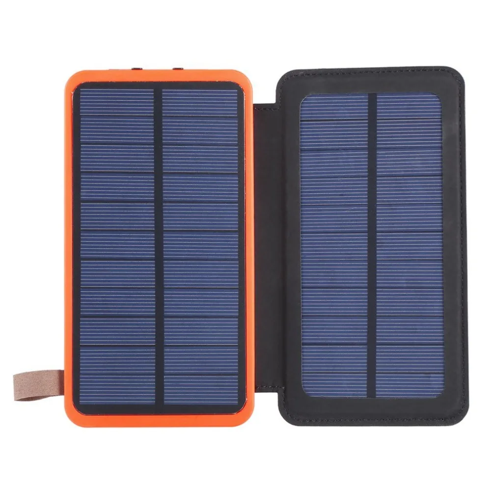 Solar Power Bank 30000mAh Waterproof Powerbank Charger Doubled Fold Portable Power Source With Camping Light For Mobile Phone Solar Power Bank 30000mAh Waterproof Powerbank Charger Doubled Fold Portable Power Source With Camping Light For Mobile Phone