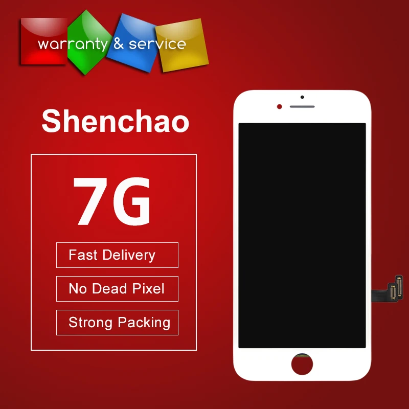 10pcs Phone Replacement LCD For iphone 7 Screen Display ShenChao Quality 3D Touch Digitizer Assembly iphone7 | Мобильные телефоны и