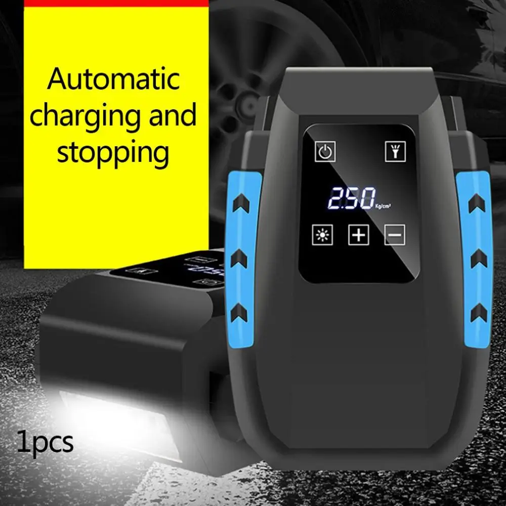 Car Air Pump Intelligent Digital Display Car Air Pump Tire Portable Pump Touch Screen Air Pump Easy Preset Tyre Pressure