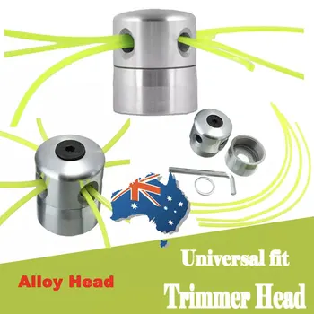 

Cylindrical Aluminum Trimmer Head Coil Chain Grass Brushcutter Gardening Garden Tools Silver Outdoor Playing Straw