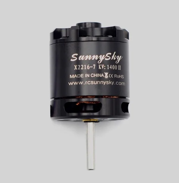 1/2/4 pcs SunnySky X2216 2216 880KV 1100KV 1250KV 1400KV 2400KV II Outrunner Brushless Motor For RC Models 3D airplane thumbnail 3