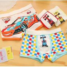 3202A/Розничная ; новинка года; модные трусики для маленьких мальчиков; нижнее белье для мальчиков с принтом машин; модная клетчатая ткань