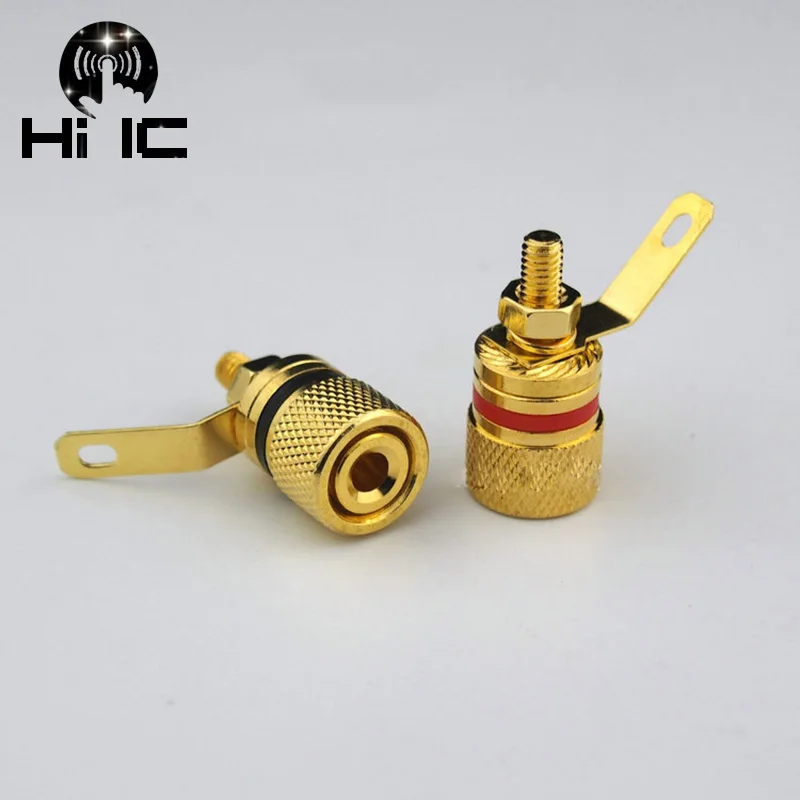 2 шт./10 шт. позолоченная аудиоколонка связующая колонка HIFI усилитель терминал для