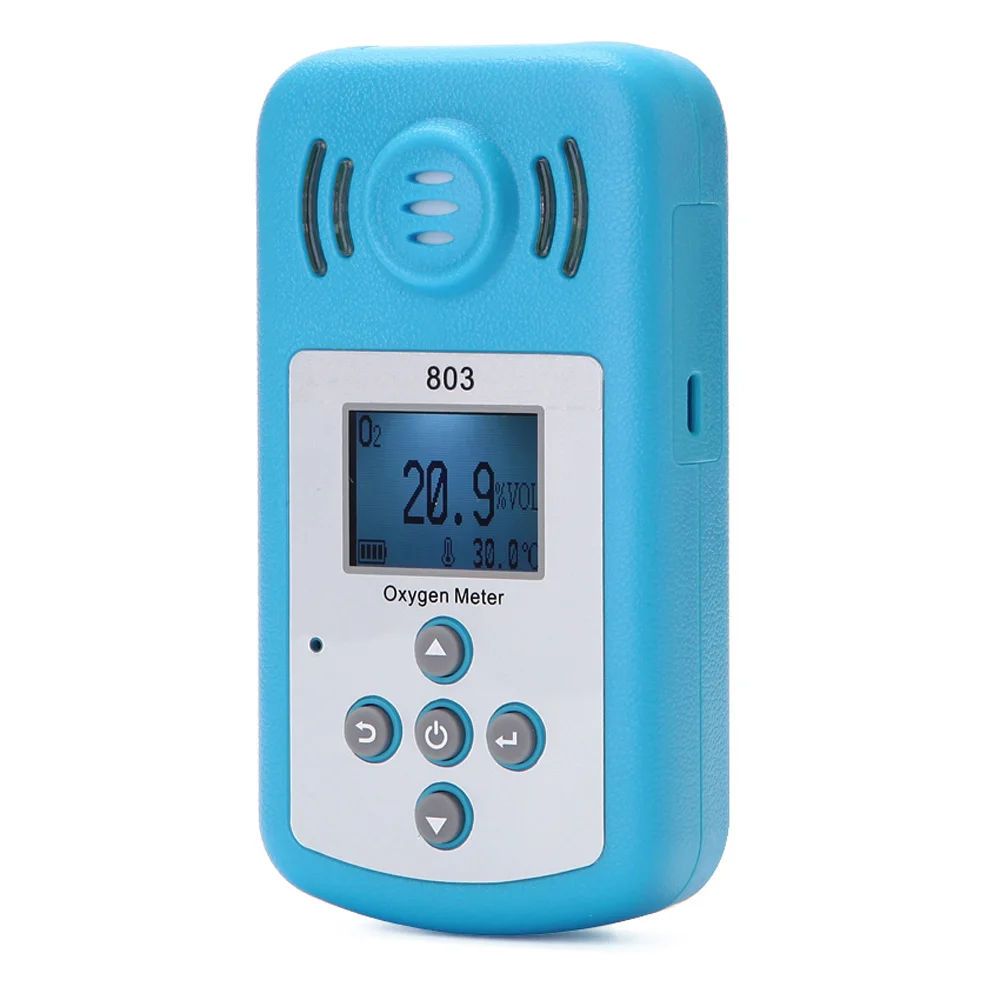 

Portable Oxygen Meter with LCD Display and Sound-light Alarm Oxygen O2 Concentration Detector