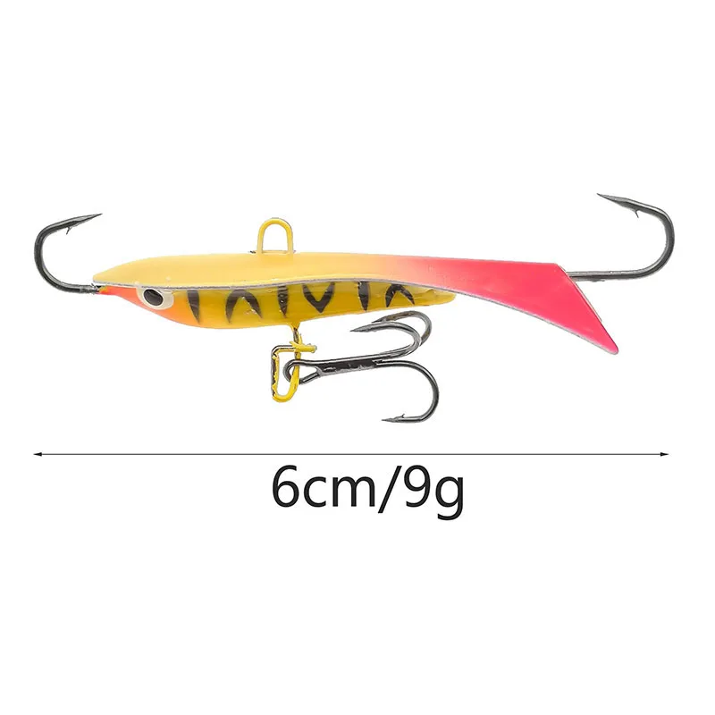 OUTKIT 1 PCS جودة الشتاء أداة صيد بطعم صناعي 6 cm 9g الصيد إغراء الطعم الاصطناعي leurre الموازن ل الصيد الكارب العين رمادية فاتحة بايك جثم OUTKIT 1 PCS جودة الشتاء أداة صيد بطعم صناعي 6 cm 9g الصيد إغراء الطعم الاصطناعي leurre الموازن ل الصيد الكارب العين رمادية فاتحة بايك جثم