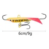 OUTKIT 1PCS Quality Winter Ice Jig 6cm 9g Fishing Lure Artificial Bait leurre Balancer for Fishing Carp Walleye Pike Perch ► Photo 2/6