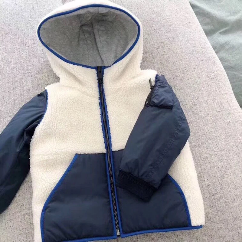 

Kids Coat Autumn Winter Boys Girls Jacket for Children Clothing Hooded Outerwear Baby Boy Clothes in end of September
