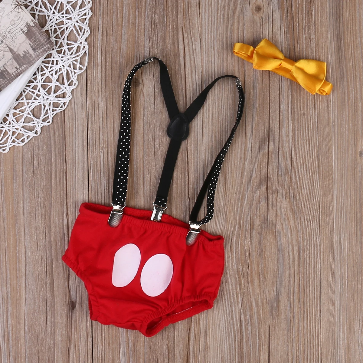 2017 hot 2 قطع الوليد بيبي بوي فتاة الزي الاطفال الطابع رومبير السراويل + التعادل هدايا عيد زي cospaly