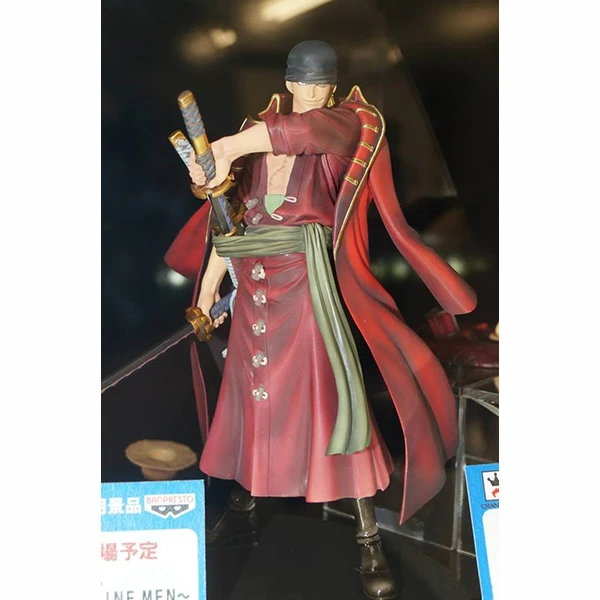 Free Shipping Japan Anime Cool One Piece Roronoa Zoro Red Clothes Film Z Pvc Action Figure Model Collection Toys Gift 17cm Clothes Clip Clothes Snowclothes Spring Aliexpress
