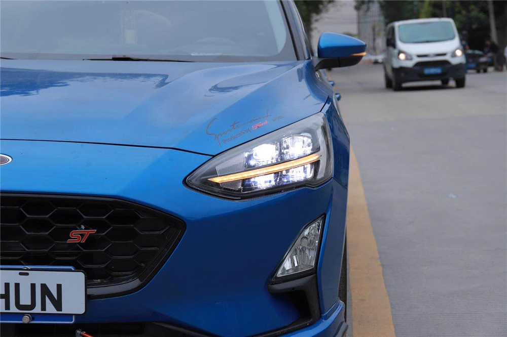CSGJMY 1 пара стайлинга автомобилей для Ford Focus 2019 головной светильник s все