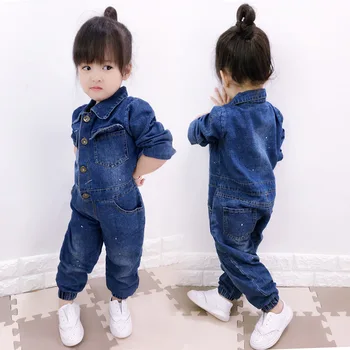 children's denim jumpsuit