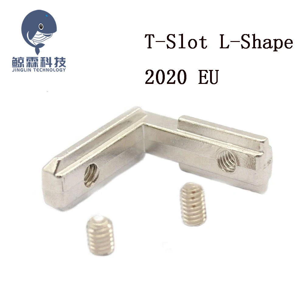 

5/10/20pcs T-Slot L-Shape 2020 Aluminum Profile Internal Corner Joint Bracket Connector for 2020 Alu profile with m4 screw