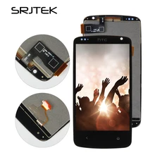 Получить скидку Srjtek Экран для htc Desire 500 ЖК-дисплей Дисплей планшета Сенсорный экран Стекло Панель ЖК-дисплей Дисплей сборки Замена + Инструменты