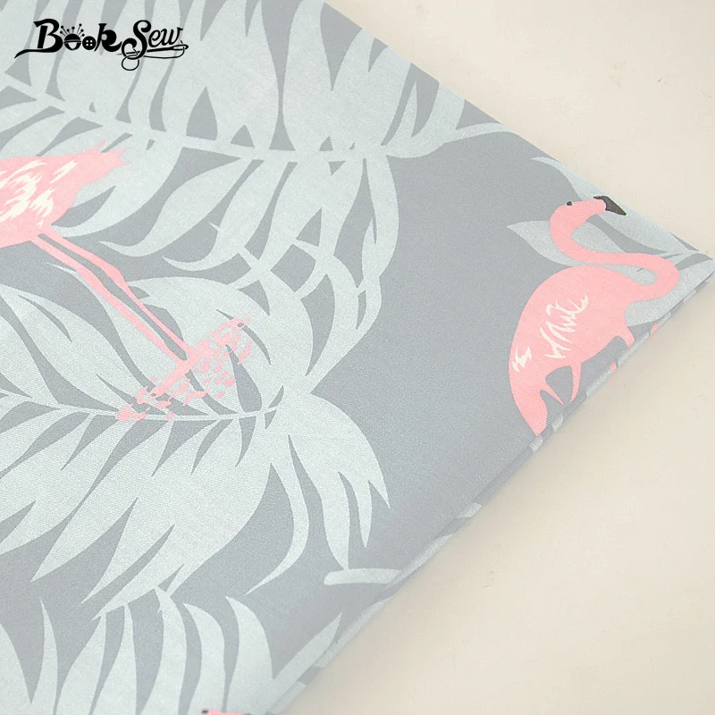 Booksew хлопок саржевая ткань красно-коронованный журавль дизайн домашний текстиль для лоскутного постельного белья детская подушка стеганое одеяло Tela