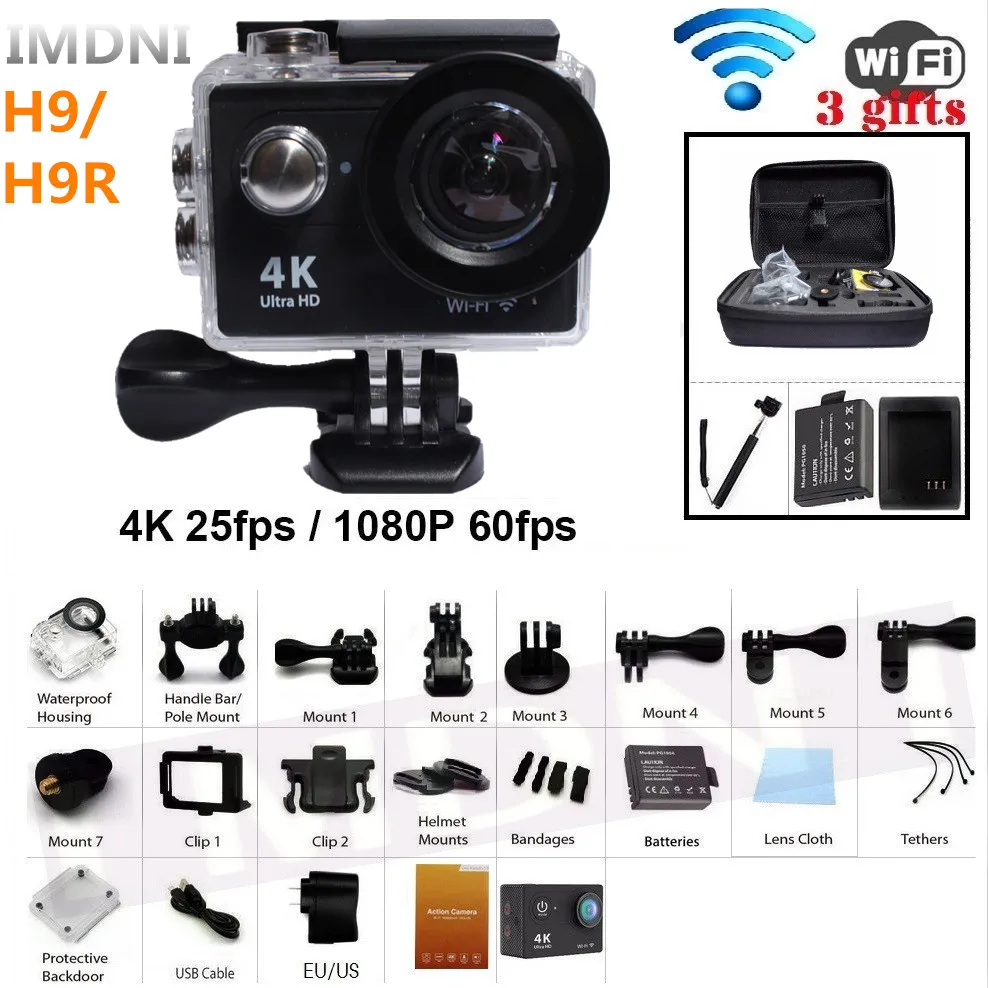 Prix pour IMDNI D'origine 4 K WIFI Camera Action sport caméra Prix pour IMDNI D'origine 4 K WIFI Camera Action sport caméra