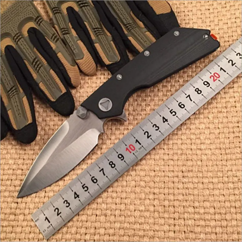 Hot Brand Camping Survival Hunting Knife 58 60HRC D2 Blade G10 Handle