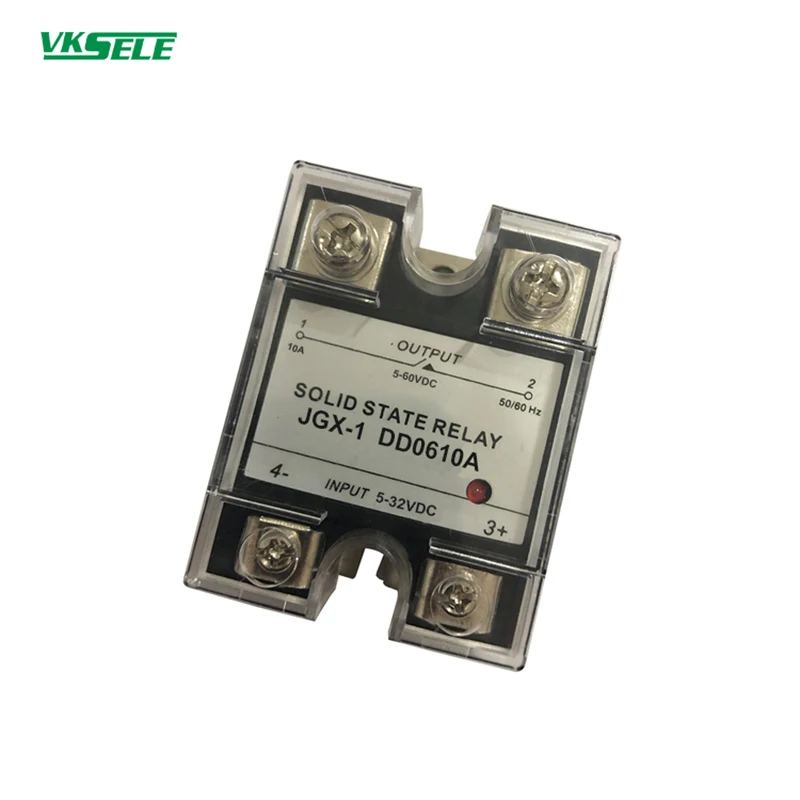 Черный typ JGX-1 DD0610A SSR dc твердотельные реле | Обустройство дома
