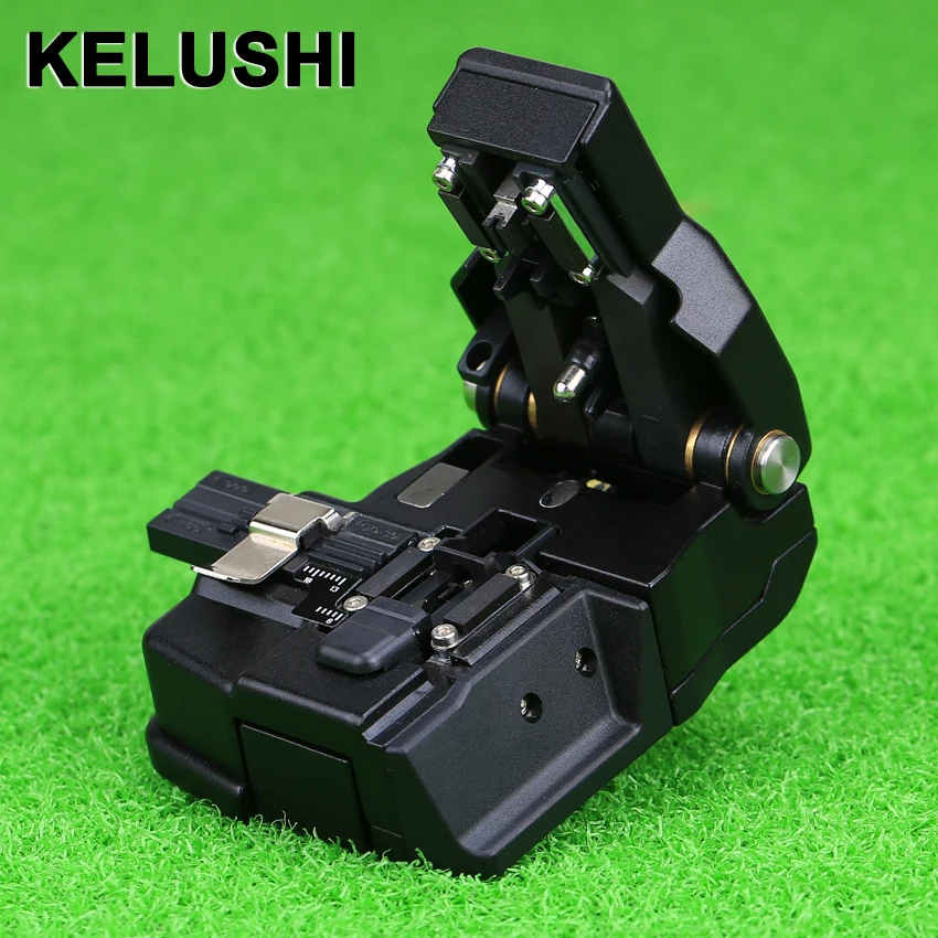 

KELUSHI Fiber Optic Cutter Tool Cutting Knife High Precision Optical Fiber Cleaver for Single Mode Fiber.HS-30 used with Splice