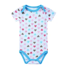 Baby Clothing! 2016 Summer Sleepwear Baby Girl Newborn Clothes Romper Short Sleeve Infant product , Baby Rompers Print Girl