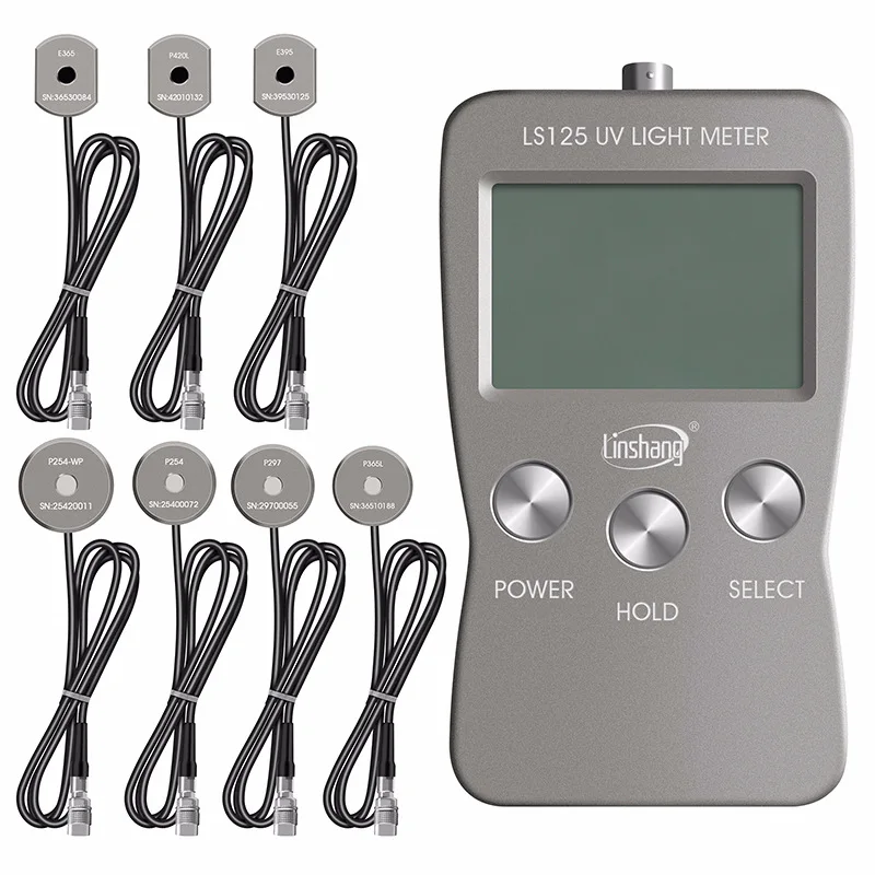 Ultraviolet intensity meter multi channel ultraviolet intensity tester