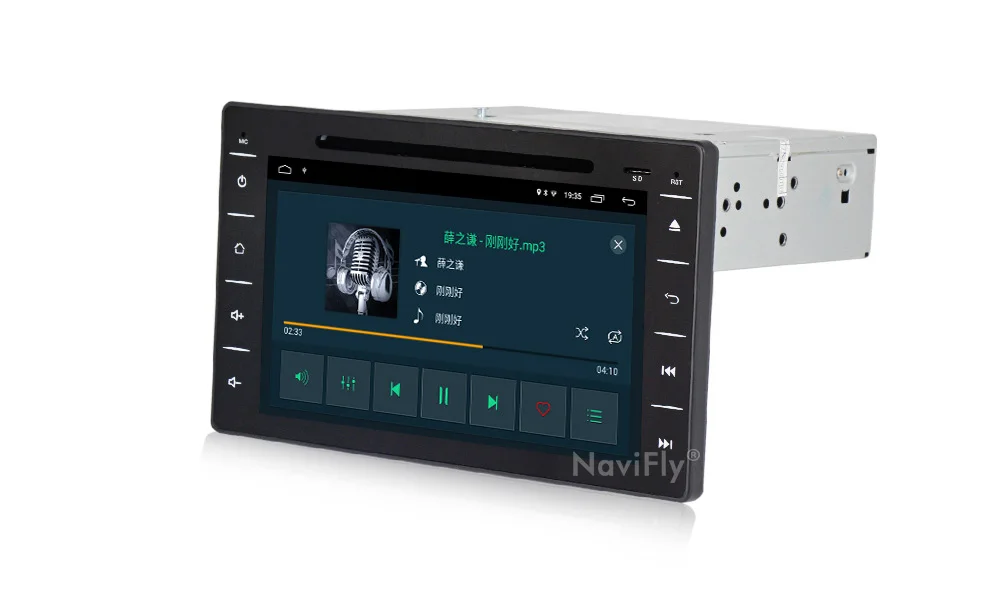 Cheap NaviFly 2G+32G 8 inch Android 9.1 car multimedia player for TOYOTA HILUX 2015-2019 WIFI BT GPS Navigation Radio RDS 1024*600 HD 10