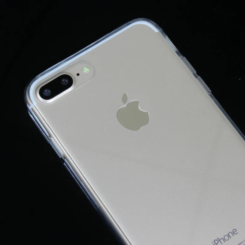 Прозрачный жесткий чехол-бампер из мягкого ТПУ для iphone 11 Pro Max Xr Xs X 7 8 Plus+ 6 6S Чехол С пылезащитной заглушкой