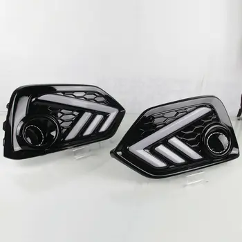

2Pcs LED DRL Daytime Running Lights Fog light Driving Bumper Fit For Honda CIVIC Hatchback 2016-2019
