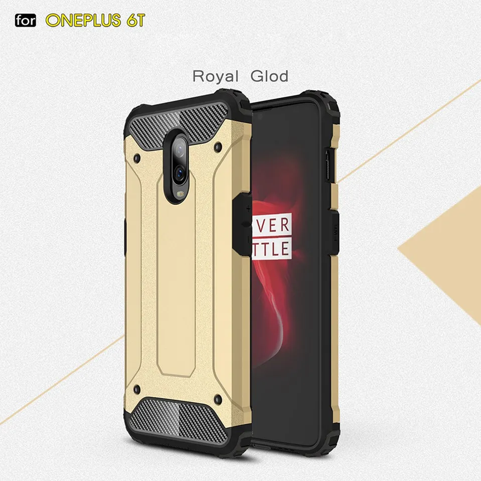 Защитный чехол для Oneplus 7t 7 Pro 6t 6 5 t, силиконовый чехол One Plus Oneplus7 7pro, чехол для телефона Oneplus 7 7t Pro 6t 6 5t 5 - Цвет: Gold