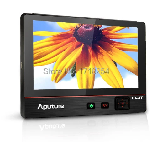 

Aputure V-Screen VS-3 ultra-thin 7'' IPS LCD Field monitor HDMI/YPbPr/AV (Audio/L/R) for DSLR free shipping+free gift