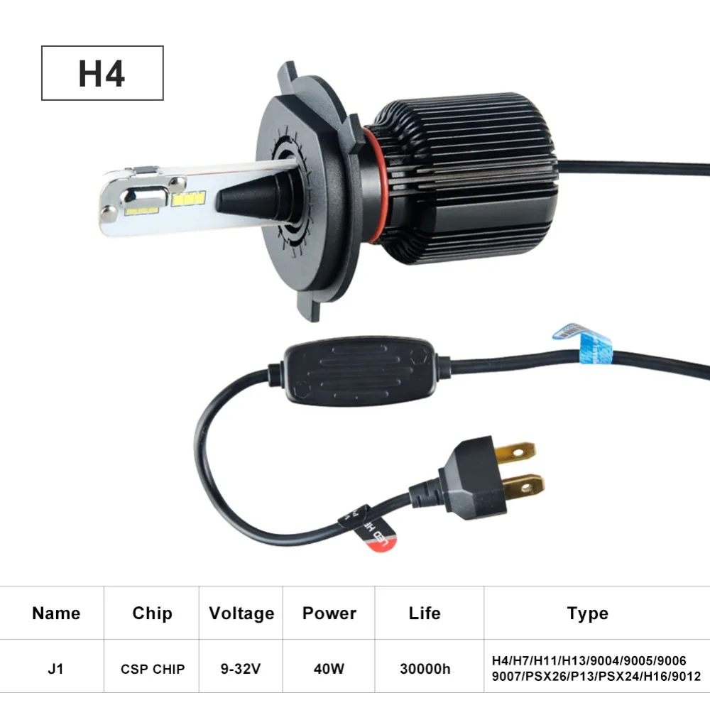 H4 H7 светодиодный Canbus фары H1 H11 80 Вт 8000LM Luces Para Auto HB3 HB4 9012 H13 6500k фонарь для