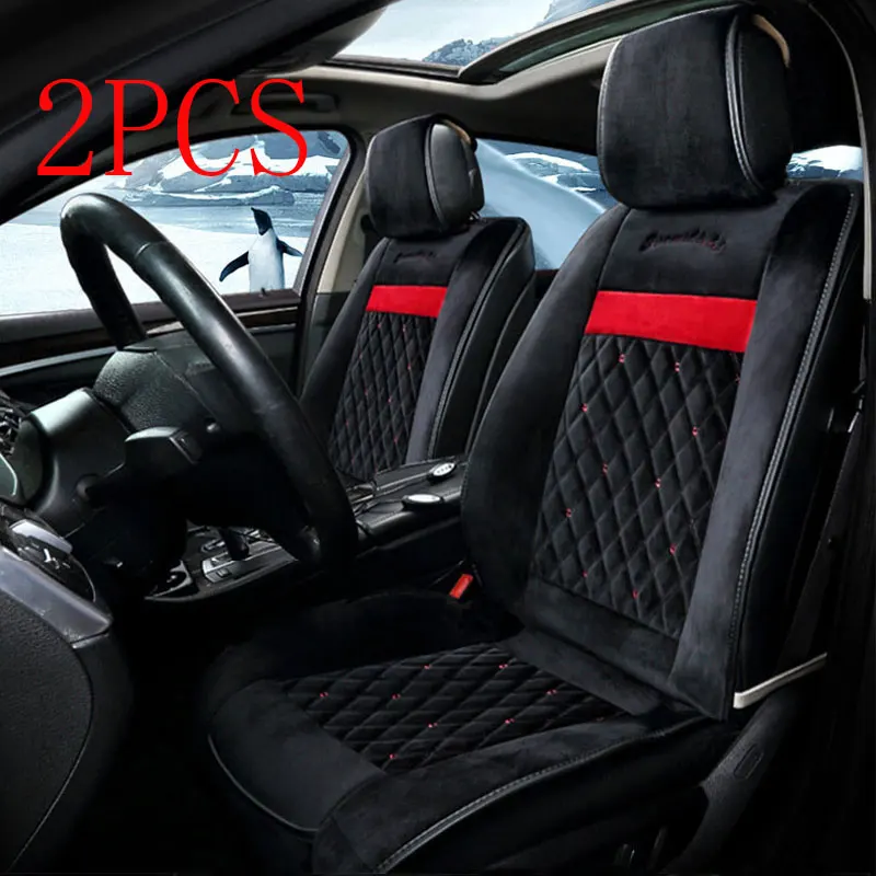 black 2 pieces Чехол для автомобильного сиденья, подушка, аксессуары для smart 450 451 453 forfour fortwo Ssangyong actyon korando kyron rexton - Название цвета: black 2 pieces