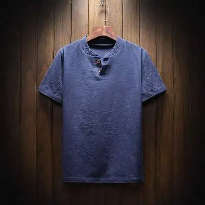 Short sleeve Мужские футболки в японском стиле с коротким рукавом размера плюс, большие винтажные летние футболки 7XL 8XL 9XL, хлопковая Футболка 56 58 60 150 кг - Цвет: Short sleeve