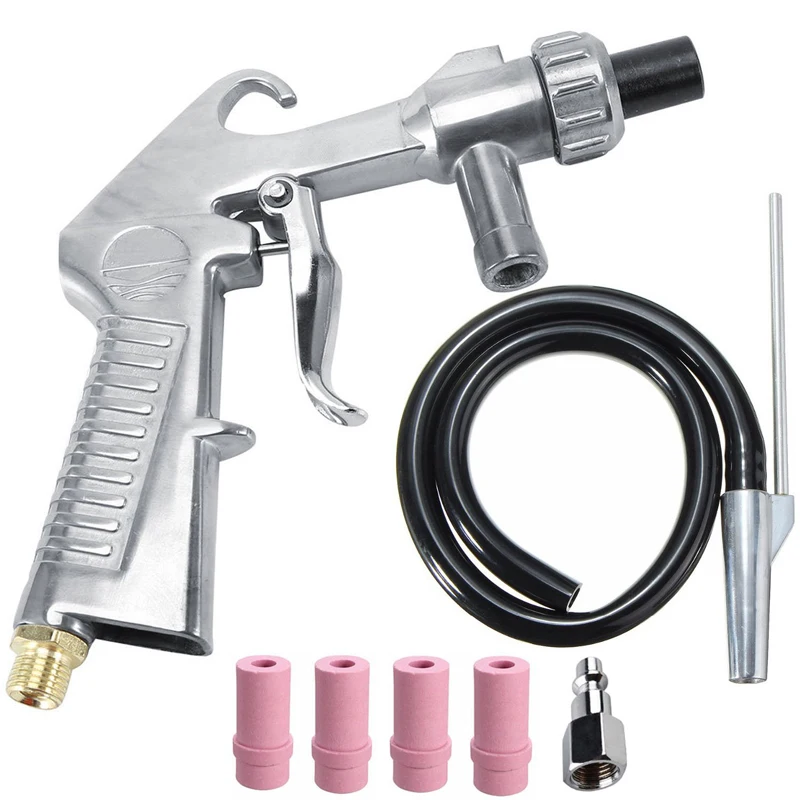 

Sandblaster Feed Blast Gun Air Siphon Sand Blasting Abrasive Gun Ceramic Nozzles Tips Kit Power Tools Spray Gun Airbrush