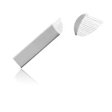 0.25 мм для бровей Вышивка blade 14 Вышивка Крестом Иглы для ручной тату ручки Макияж Руководство татуировки лезвие иглы jm611d-x76 Иглы для татуажа