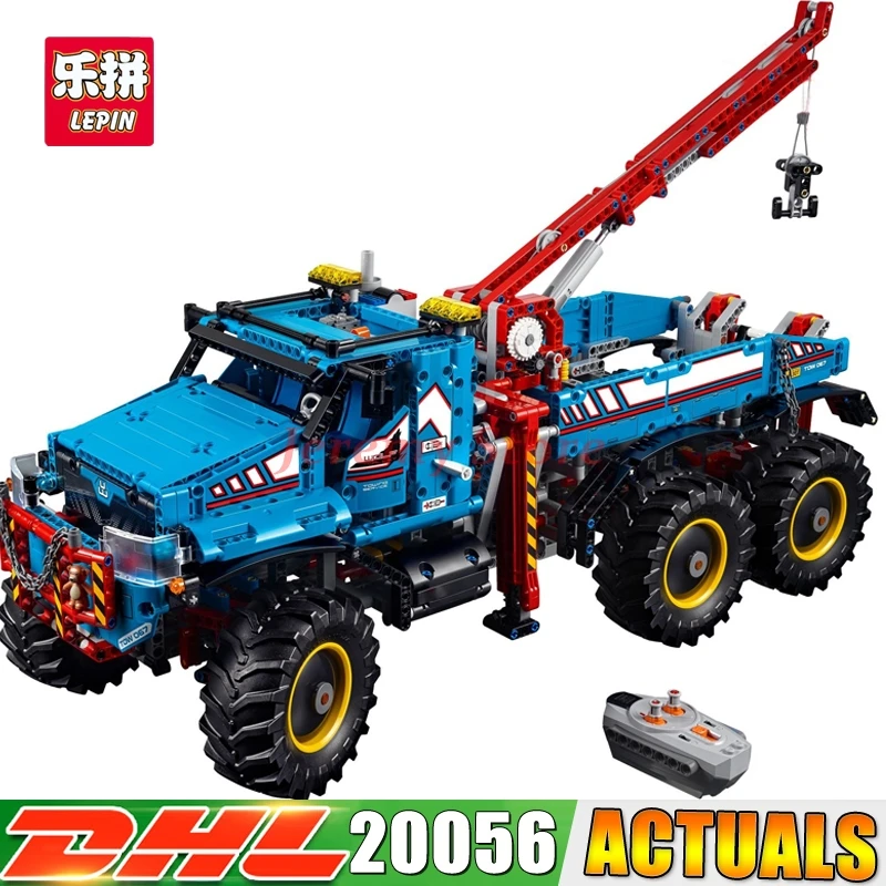 

LP 20056 Technic Series The Ultimate All Terrain 6X6 Remote Control Truck Set Building Blocks Bricks toys CompatibLP 42070