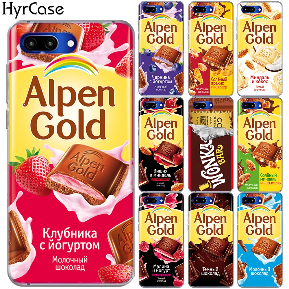 

For Huawei Honor 9 10 Lite 8X 8C 7A Note 10 Funny Chocolate Soft Case Cover For Huawei Y5 Y6 II Y3 Y7 2017 Y9 2018 NOVA 4 3 3I
