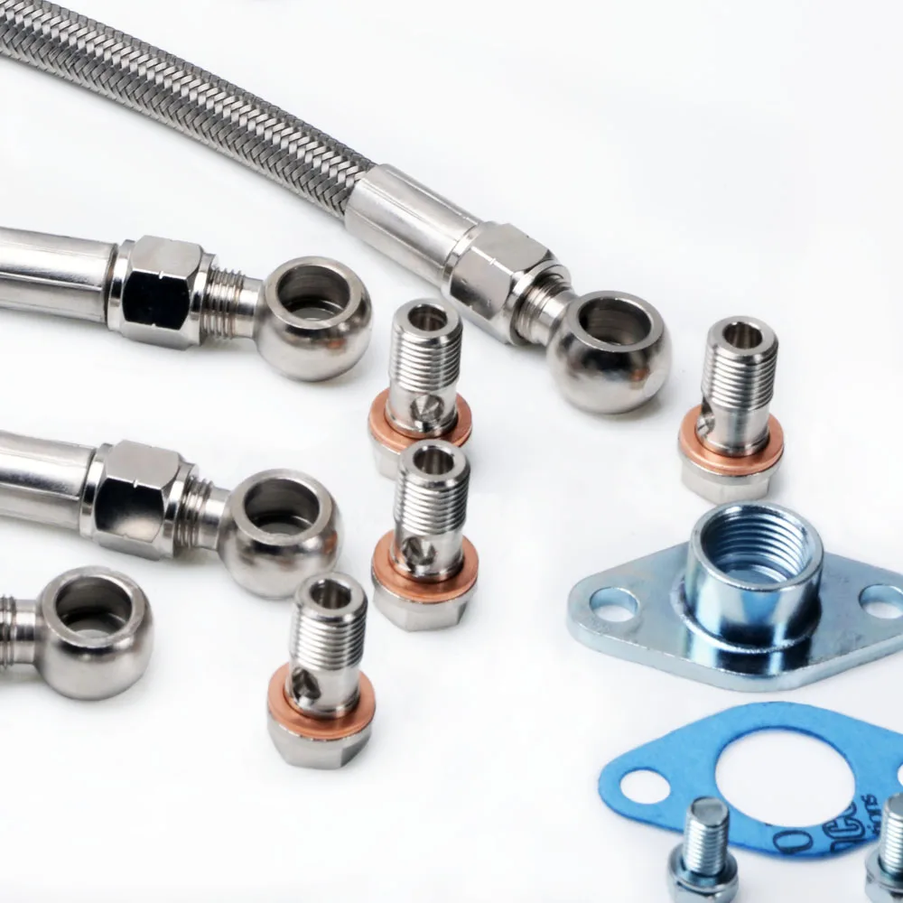 Кинугава Turbo Oil & Water Line Kit для Toyota 1JZ GTE 2JZ GTE/для hkss T3G/для garrett T25 Turbo|water ceramic|water stampwater