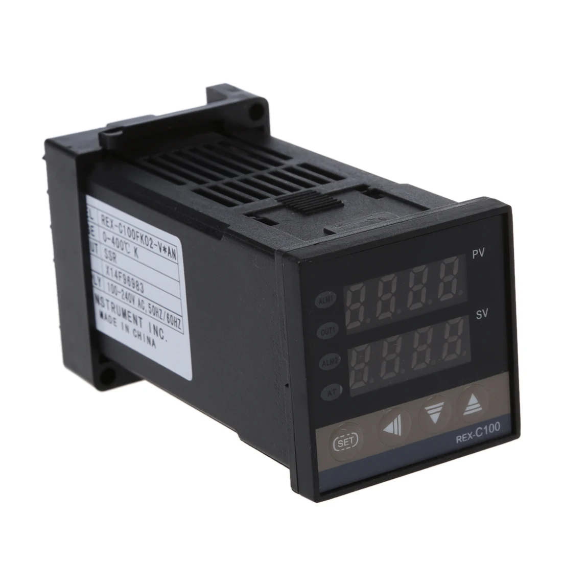 SSR двойной цифровой дисплей F/C PID регулятор температуры|pid temperature controller|temperature