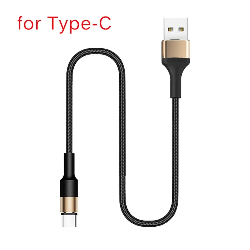 CANDYEIC Micro USB TYPE-C 3 в 1 USB кабель для IPhone 8 X samsung S10 Xiaomi 9 Redmi K20Pro OnePlus 7 6 телефонный провод зарядное устройство - Цвет: for Type-C Gold