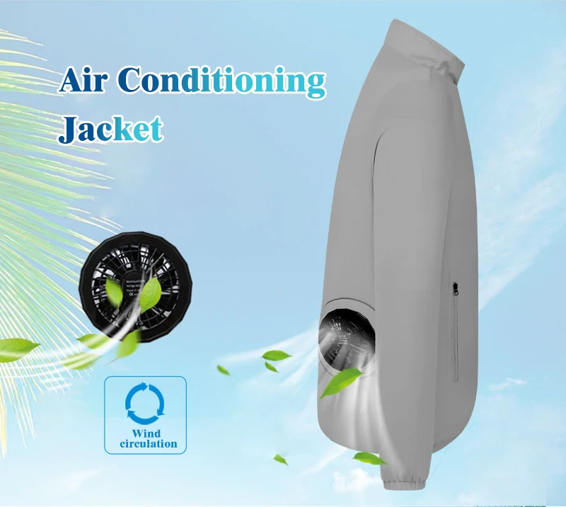 USB вентилятор охлаждения кожи пальто для мужчин и женщин анти-УФ охлаждения рыболовные куртки для ходьбы на открытом воздухе высокотемпературная Рабочая куртка кондиционирования воздуха