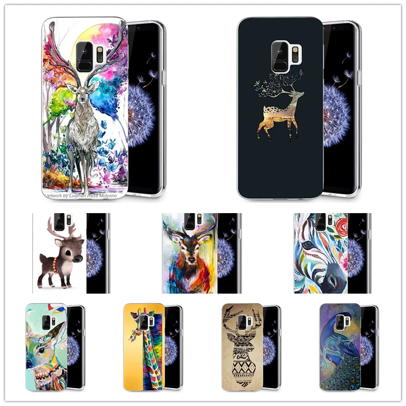 Мягкий чехол TPU для Fundas samsung Galaxy S9 coque плюс силиконовый Прозрачный телефона G015 |