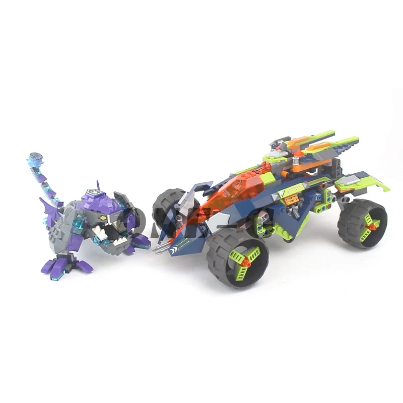 Совместимые legoinglys nexo knights 70355 строительные блоки 14035 кирпичи Aaron's Rock Climber фигурки