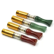 Чистый натуральный агат держатель для сигарет нефритовый фильтр для сигарет круговой тип нефритовый фильтрующий держатель для сигарет