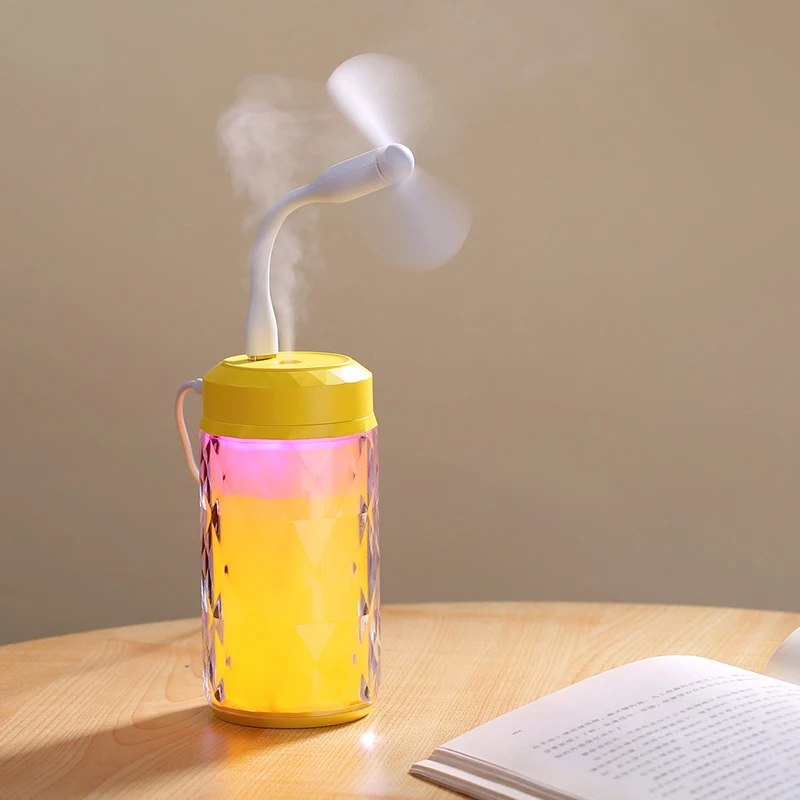 

250ML Three in one ultrasonic humidifier household mini aroma diffuser usb air humidifier atomizer colorful LED lights car