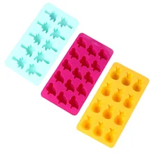 Творческий Силиконовые Лист ананаса форма Ice Cube шоколадное печенье плесень DIY бытовой кубик льда кухонные инструменты* D