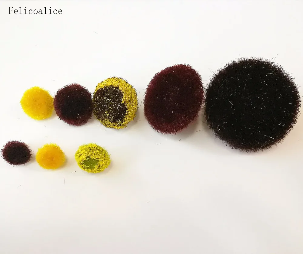 20~200pcs Artificial Plastic Flower Stamens For Nylon Stocking Silk Flower Accessories Chrysanthemum Gerbera Sunflower Stamens
