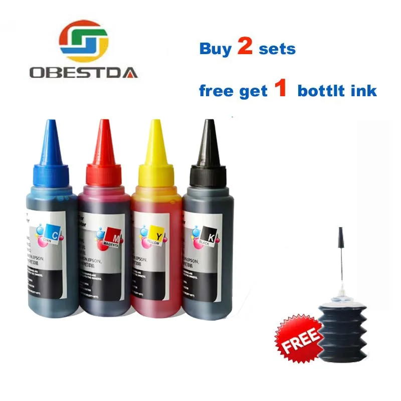 Дешево 4 Цвета Универсальный 100 мл набор заправки чернил, красителей для Epson для Canon для hp для Brother для Lexmark для Dell принтер для СНПЧ чернила
