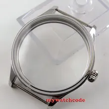 44 мм часы Parnis стерильные случае Калибр ETA 6498 6497 Рука обмотки съесть движение C66