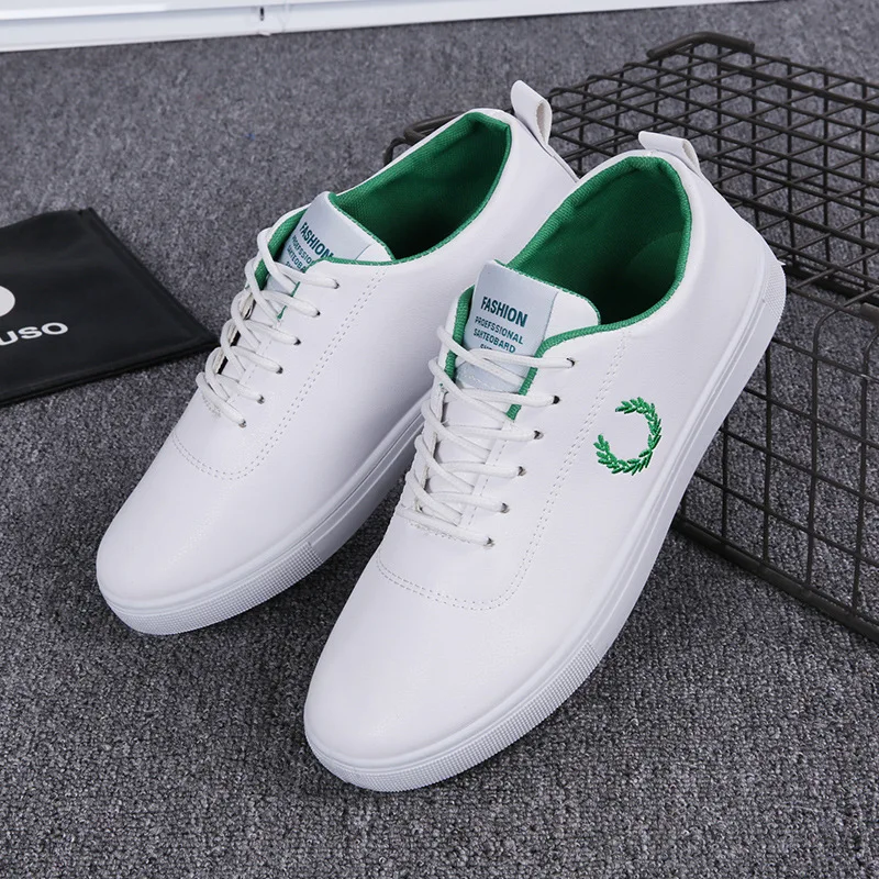 

Sycatree 2019 New Men's Casual Shoes Waterproof Non-slip Korean Tide Shoes White Men's Sport Shoes Low To Help The Trend