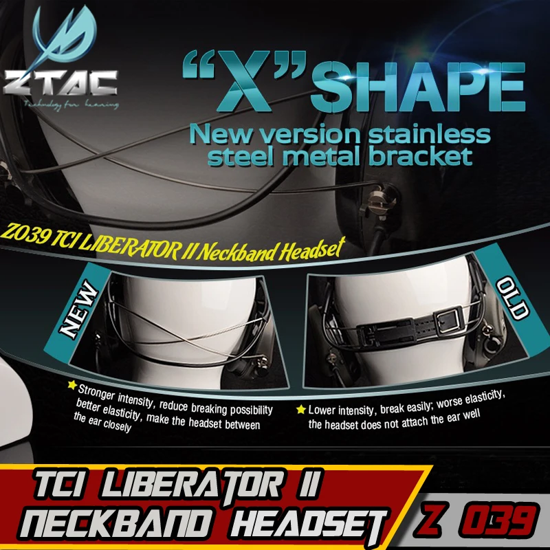 Z TAC Softair Tactical TCI LIBERATOR II Шейная гарнитура тактические военные охотничьи наушники